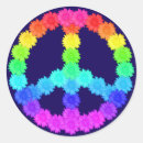 Search for red peace symbol stickers Pink