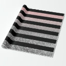 Search for silver glitter wrapping paper Stripes