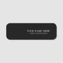 Search for black name tags Elegant