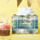 Search for islands wrapping paper Palm trees