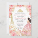 Search for pink paris quinceanera invitations Rose gold