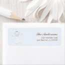 Search for baby announcement return address labels Blue