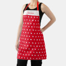 Search for red and white aprons Vintage