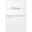 Search for black and white calendars Minimalist