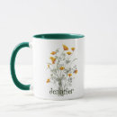 Search for wildflowers painting mugs Yellow