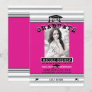 Search for hot pink graduation invitations Graduate