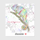 Search for funny lizard stickers Chameleon