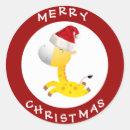 Search for giraffe christmas stickers Cute