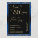Search for cheers to 80 years invitations Party