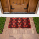 Search for satan doormats Red