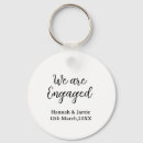 Search for engagment key rings Engagement party name date
