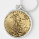 Search for gold coin key rings Eagle