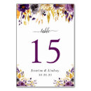 Search for purple table wedding table cards Autumn