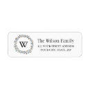 Search for laurel return address labels Classic