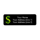 Search for dollar return address labels Money
