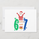 Search for math christmas cards Santa claus