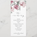 Search for dusty rose wedding programs Ceremony