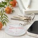 Search for pink leaf round key rings Modern