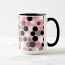 Search for grey polka dot mugs Black