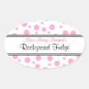 Search for food business stickers Pink