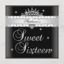 Search for tiara sweet 16 invitations Diamond