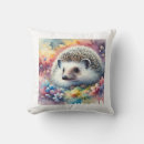 Search for hedgehogs cushions Watercolor