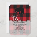 Search for plaid sweet 16 invitations Birthday
