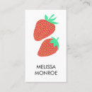 Search for strawberry business cards Chef