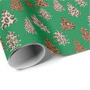 Search for leopard print christmas wrapping paper Green