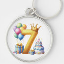 Search for cake happy birthday key rings Gold crown birthday