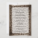 Search for leopard print wedding invitations Modern