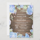 Search for blue flower wedding invitations Trendy