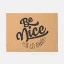 Search for funny go away doormats Quote