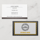 Search for car logo business cards Metal
