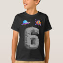Search for 6 year old kids tshirts 6th birthday