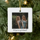 Search for bridesmaid christmas tree decorations For her