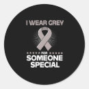 Search for gray ribbon stickers Cancer
