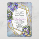 Search for blue and lavender wedding invitations Violet