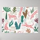 Search for colourful animal posters Hand drawn