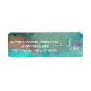 Search for abstract return address labels Watercolor