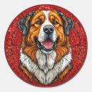 Search for saint bernard stickers Animal