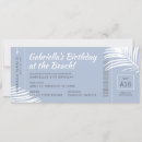 Search for beach vacation invitations Ticket