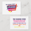 Search for shop opening invitations New store