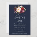 Search for navy save the dates Floral