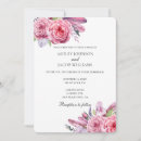 Search for boho feather wedding invitations Pink