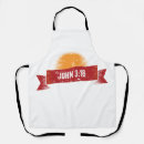 Search for john aprons Red