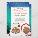 Search for african american christmas invitations Black santa