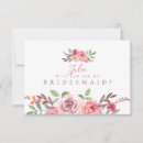 Search for floral bridesmaid cards Flowers