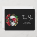 Search for skulls thank you cards Floral
