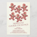 Search for exchange seasonal invitations Gingerbread men
